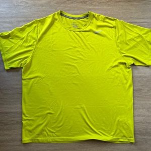 Nike athletic shirt chartreuse color